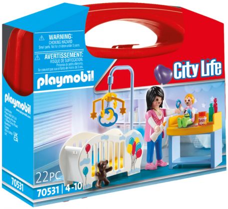 PLAYMOBIL City Life 70531 Valisette Chambre de bébé