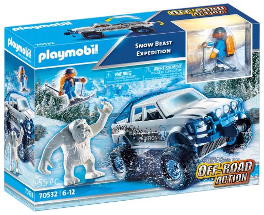 PLAYMOBIL Action 70532 Explorateur avec véhicule et Yeti