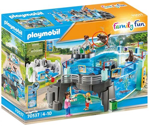 PLAYMOBIL Family Fun 70537 Journée à l'aquarium et enclos pour pingouins