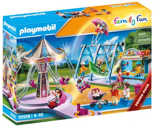 PLAYMOBIL Family Fun 70558 Grand parc d'attractions