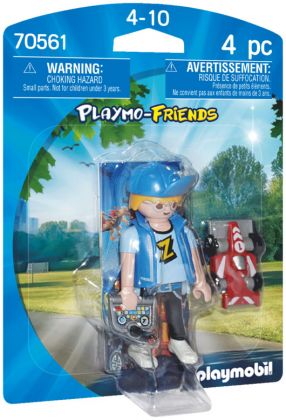 PLAYMOBIL Playmo-Friends 70561 Joueur et voiture télécommandée