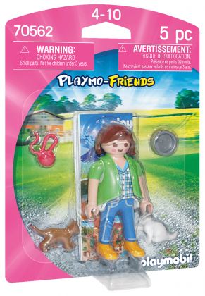 PLAYMOBIL Playmo-Friends 70562 Femme avec chatons