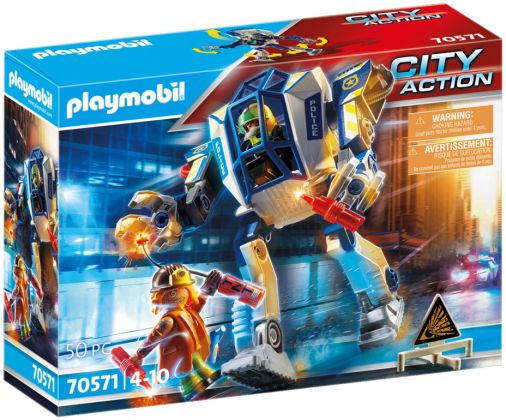 PLAYMOBIL City Action 70571 Police Robot de police