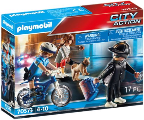 PLAYMOBIL City Action 70573 Policière et voleur