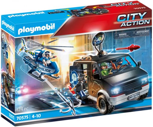 PLAYMOBIL City Action 70575 Police Camion de bandits et policier