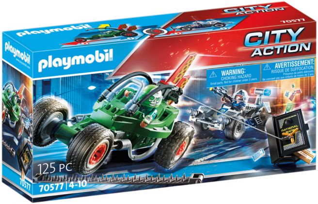 PLAYMOBIL City Action 70577 Police Karts de policier et bandit