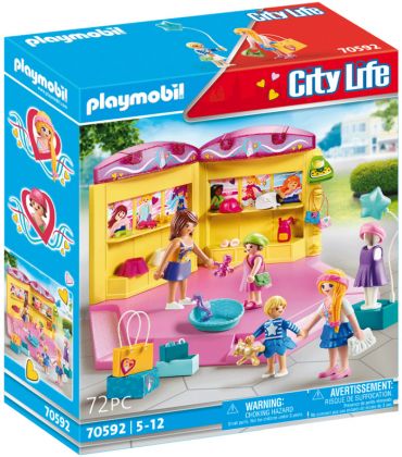 PLAYMOBIL City Life 70592 Boutique de mode pour enfants