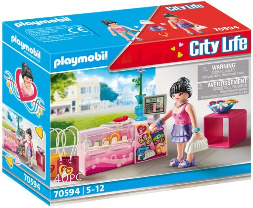 PLAYMOBIL City Life 70594 Boutique accessoires de mode