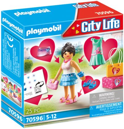 PLAYMOBIL City Life 70596 Jeune fille stylée
