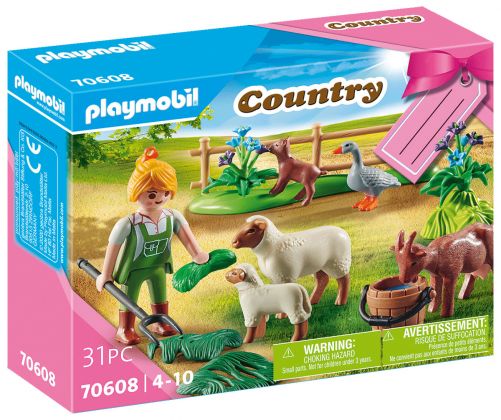 PLAYMOBIL Country 70608 Coffret cadeau - Fermière