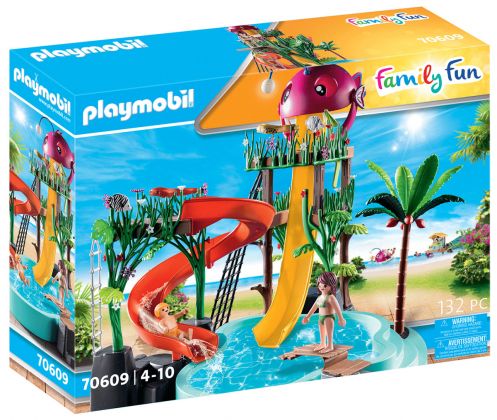 PLAYMOBIL Family Fun 70609 Parc aquatique avec toboggans