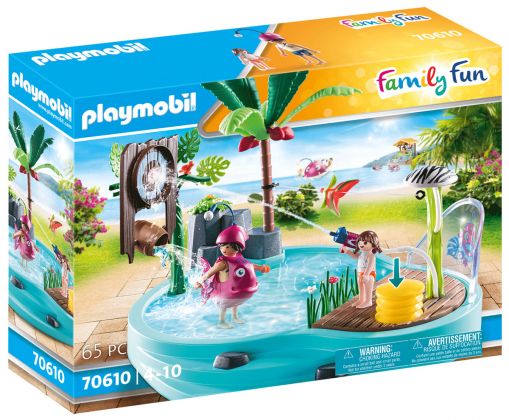 PLAYMOBIL Family Fun 70610 Piscine avec jet d'eau