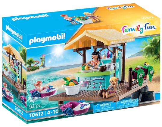 PLAYMOBIL Family Fun 70612 Bar flottant et vacanciers