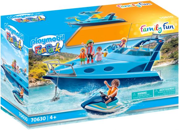 PLAYMOBIL Family Fun 70630 Yacht avec scooter des mers