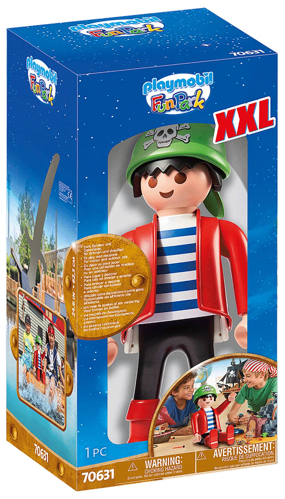 Playmobil XXL 70631 pas cher, Playmobil XXL Pirate Rico