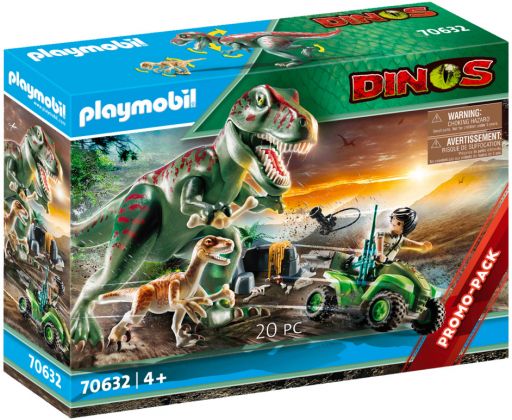 PLAYMOBIL Dinos 70632 Explorateur avec quad et dinosaures