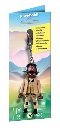 PLAYMOBIL Objets divers 70649 Porte-clé Pompier