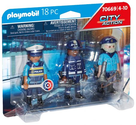 PLAYMOBIL City Action 70669 Equipe de policiers