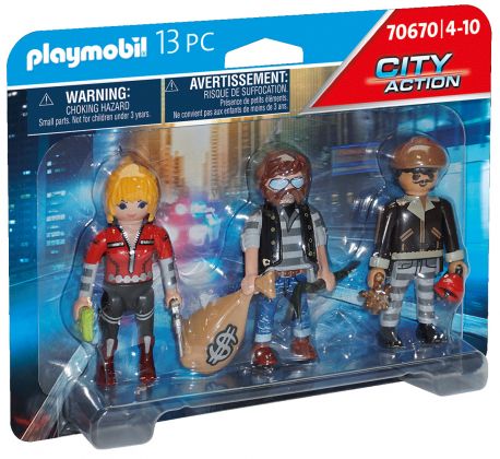 PLAYMOBIL City Action 70670 Equipe de bandits