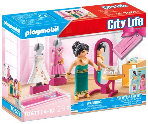 PLAYMOBIL City Life 70677 Set cadeau Boutique de mode