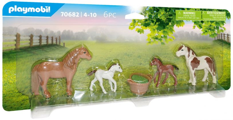 PLAYMOBIL Country 70682 Poneys et poulains