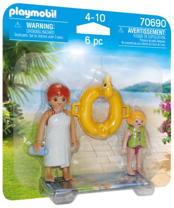 PLAYMOBIL Family Fun 70690 Duo Couple de vacanciers