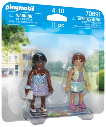 PLAYMOBIL City Life 70691 Duo Jeunes filles et sacs