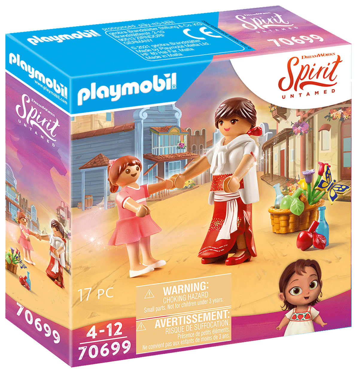 Playmobil Spirit - Riding Free 70699 pas cher, Lucky enfant avec Milagro