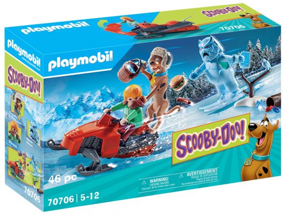 PLAYMOBIL Scooby-Doo! 70706 Scooby-Doo avec abominable spectre des neiges