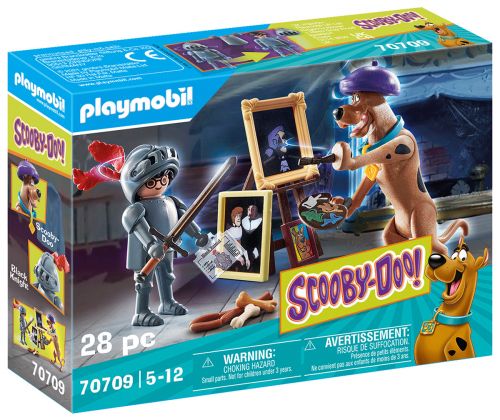 PLAYMOBIL Scooby-Doo! 70709 Scooby-Doo avec chevalier noir