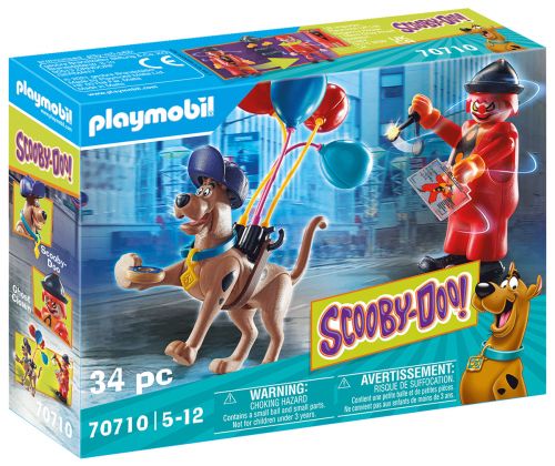 PLAYMOBIL Scooby-Doo! 70710 Scooby-Doo avec fantôme du clown