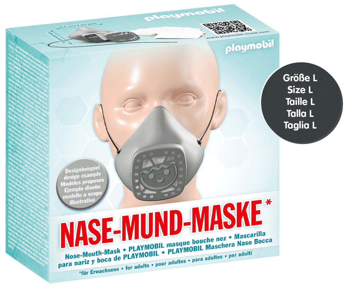 Playmobil 70739 Blister – Masque Noir Taille L Pour Jeux De Rôle Et Déguisements