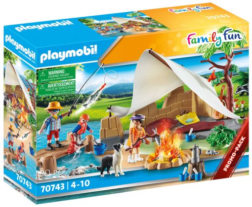 PLAYMOBIL Family Fun 70743 Famille de campeurs