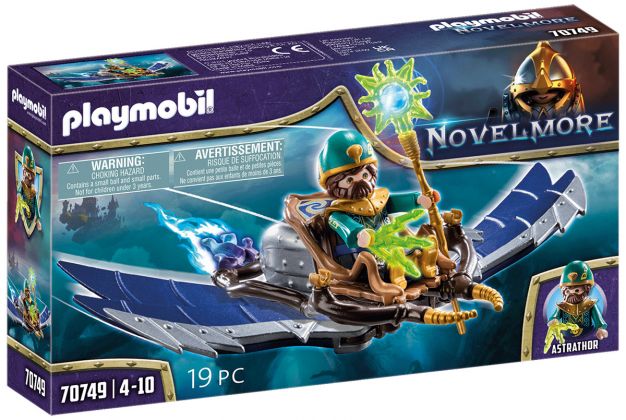 PLAYMOBIL Novelmore 70749 Violet Vale - Magicien volant