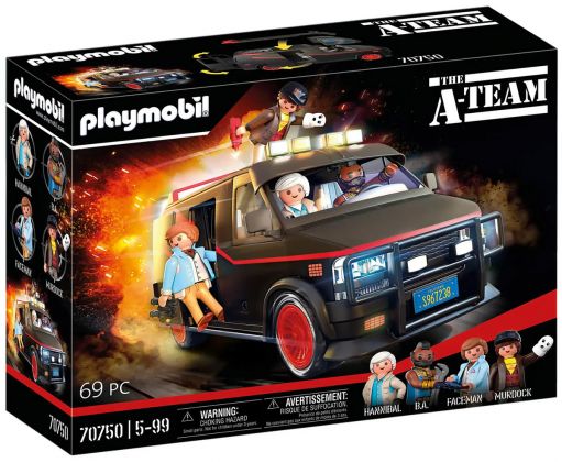 PLAYMOBIL Agence tous risques 70750 Le fourgon de l'Agence tous risques