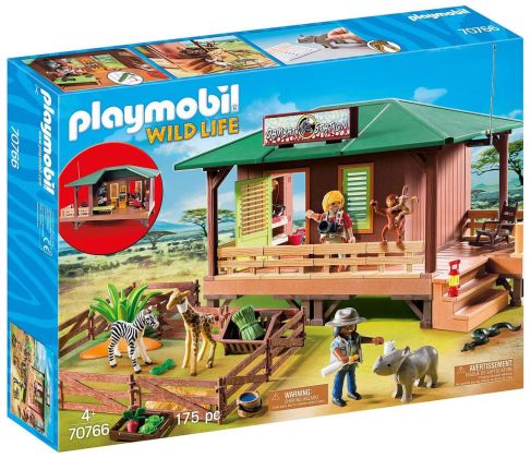 PLAYMOBIL Wild Life 70766 Centre de Soins pour Animaux de la Savane