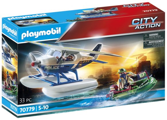 PLAYMOBIL City Action 70779 Hydravion de police et bandit