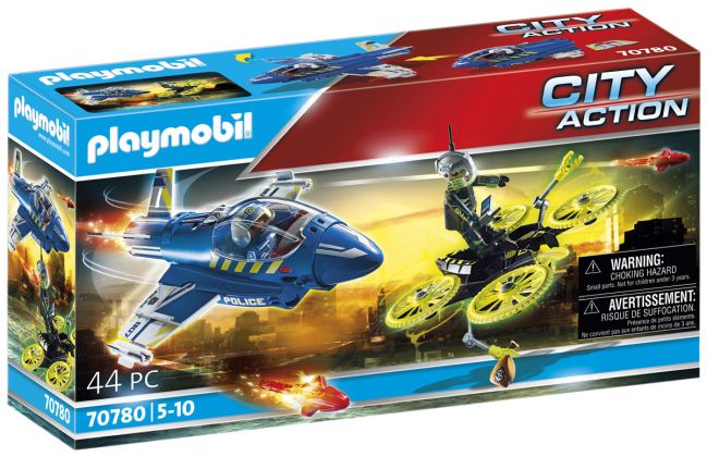 PLAYMOBIL City Action 70780 Jet de police et drone