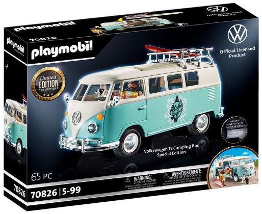 PLAYMOBIL Volkswagen 70826 Volkswagen T1 Combi - Édition spéciale