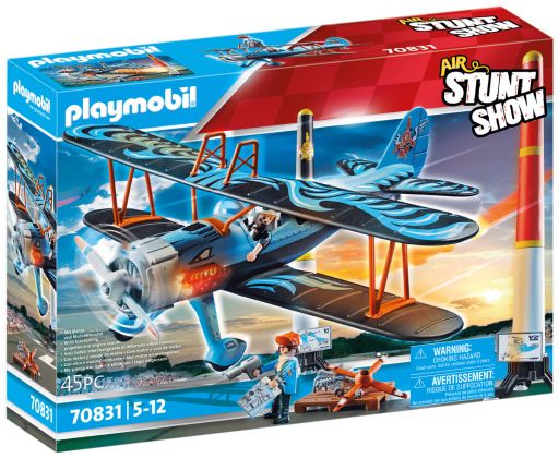 PLAYMOBIL Stunt Show 70831 Air Stuntshow Biplan 