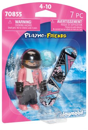 PLAYMOBIL Playmo-Friends 70855 Snowboardeuse
