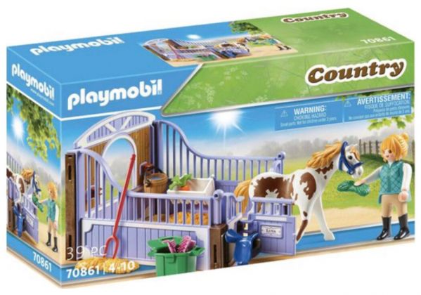 PLAYMOBIL Country 70861 Le box à cheval