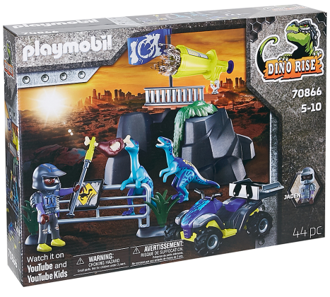 PLAYMOBIL Dino Rise 70866 Aventure du Raptor de Jaden