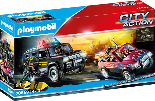 PLAYMOBIL City Action 70869 Fourgon de policiers et bandits