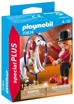 PLAYMOBIL Special Plus 70874 Artiste avec poney