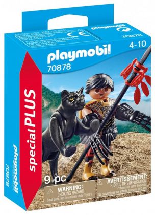 PLAYMOBIL Special Plus 70878 Combattant avec panthère