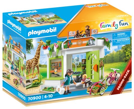 PLAYMOBIL Family Fun 70900 Centre de soins du parc animalier