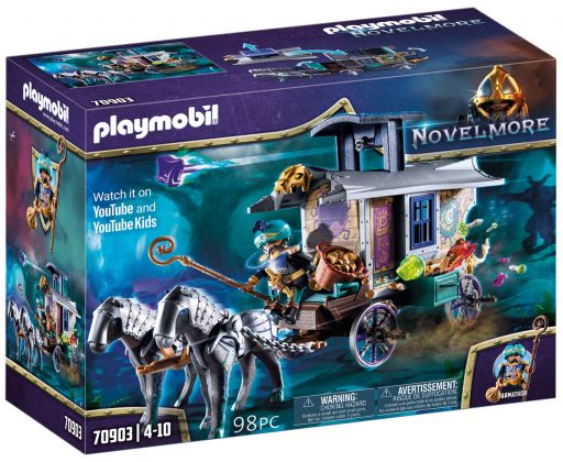 PLAYMOBIL Novelmore 70903 Violet Vale - Marchand et chariot