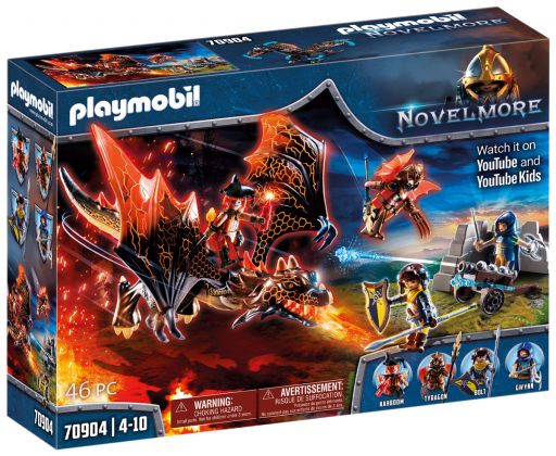 PLAYMOBIL Novelmore 70904 Chevaliers Novelmore avec Dragon de Burnham Raiders