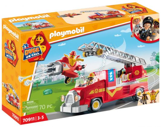 PLAYMOBIL Duck On Call 70911 Camion de pompier